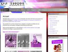 Tablet Screenshot of dj-thom.fr